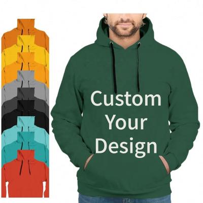 China Anti-Wrinkle Factory Custom Polyester Hoodie Oversized Mens Hoodies Pullover Sweatshirt for sale