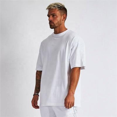 China QUICK DRY Men's Cotton Quality Printing Custom T-shirt Drop Shoulder Oversized Blank T-shirt Design T-shirts for sale