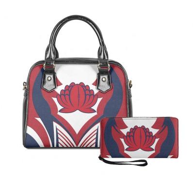 China High Quality Australian SRP Luxury Handbags For Women Design New South Wales Waratahs Print Women Handbags And Long Purses POD for sale