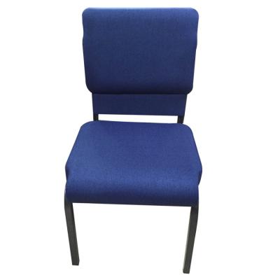 China Modern Free Sample Royal Blue Used Church Chairs For Sale Padded Chair For Lectern Church In Kenya for sale