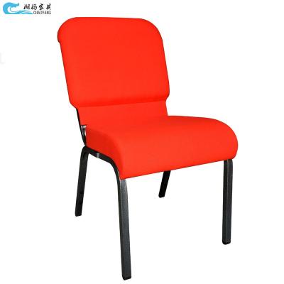 China Modern High Quality Stacking Logo Metal Used Auditorium Chair For Church for sale