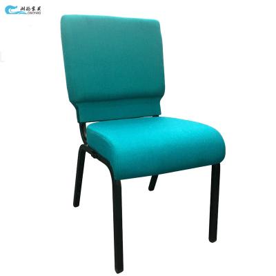 China Modern Manufacturer Supplier Wholesale Cheap Metal Church Stacking Chair for Church Meeting Convention Events for sale