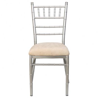 China Modern Factory Direct Sale Used White Cushion Chiavari Chair for sale