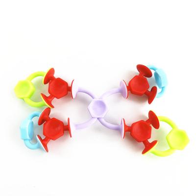 China Amazon Amazon Sucker Cup Toy DIY Pip Squ Assemble Toy Fun Small Educational Sucklings for sale