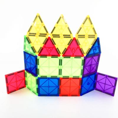 China Educational Toy Kids Magnetic Tiles Building Blocks Eco-friendly Material Kid Gift Magnetic Building Set for sale