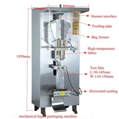 China Automatic Food Filling Sealing Forming High Efficiency Sachet Pure Water Making Filling Sealing Packaging Machine Price In Ghana for sale