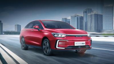 China De Elektrische SUV Tweede Hand Peking EU5 van BAIC plus R600 Gebruikte Linkeraandrijvingsauto's Te koop