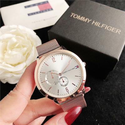 China LUXURY SUPPLIER WATCH MODERN WOMAN private label reloj date watch Para de dama quartz automatic analog mesh couples set Geneva steel men's watch for sale