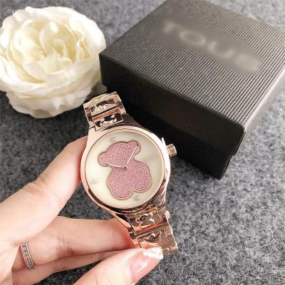 China High Quality Branded Day/Date Cartoon Watches Customized Colors Quartz Block Watches Women Wrist Tangan Luxury for sale