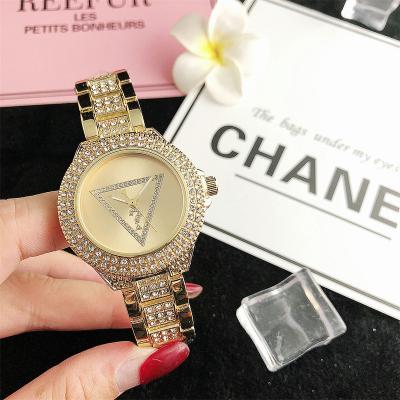 China Non-specific watch manufacturers in men's single wrist china watches diamond women's wristwatch designer jewelry lady's wrist luxury triangle for sale