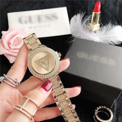 China Automatic Date Gold Observe Simple Quartz Watches For Women Girls Band Wrist Watch Alloy Band Men's Luxury Dress Digital Watch for sale