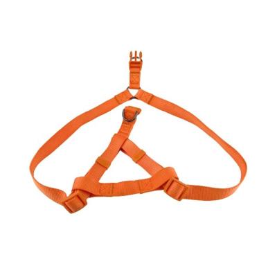 China Custom Wholesale Custom Orange Single No Pull Nylon Breathable Dog Harness xs Black Blue Green Light Weight Adventure for sale