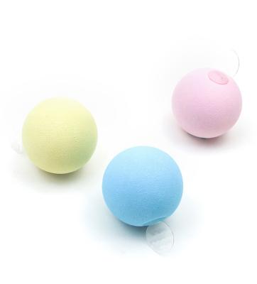 China Viable Plastic Cat Toy Squeaky Cat Toy Ball Rope Pet Ball Dog Toys for sale