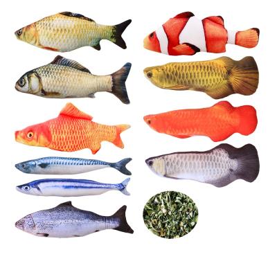 China Stocked new pet toys fish electric fish pet toy aquarium fish cat toy for sale