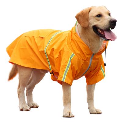 China Wholesale Custom Viable Transparent PVC Vinyl Dog Raincoat Pet Clothes Soft Transparent Cloth Outdoor Dog Raincoat Accessory for sale