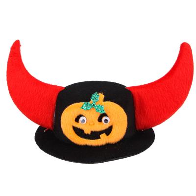 China Creative Sustainable Kitty Pet Clothes Funny Headwear New Products Pet Hat Dogs Halloween Christmas Headgear Halloween Supplies for sale