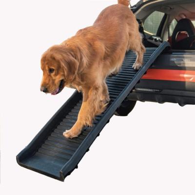 China Folding Dog Ramp Pet Steps Stairs Dog Ramp For Car for sale