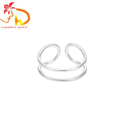 China 2018 New Modern Custom Color Adjustable 925 Sterling Silver Ring for sale