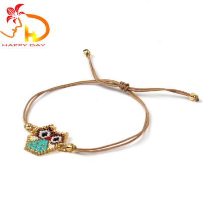 China Wholesale Designs Miyuki Seed Beads Owl Classic 2018 Fashion Diy Woven Single Layer Bracelet for sale