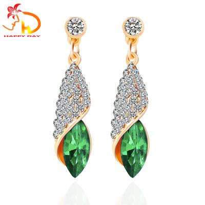 China Classic Super Quality Women New Products Multicolor Water Droplet Earrings for sale