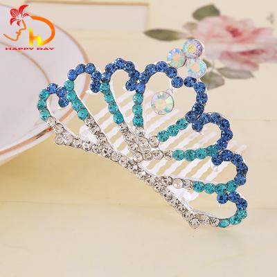 China Classic Best Selling Good Quality Fashion Kids Diamond Head Crowns for sale