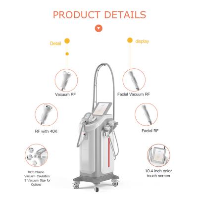 China Weight Loss 6 in 1 Multifunctional Weight Loss Body Slimming Vacuum Cavitation RF Beauty Salon Machine for sale