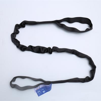 China Well-designed polyester webbing sling polyester eye lifting goods emergency lift flat sling for sale