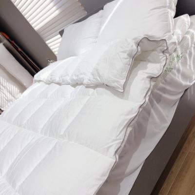 China Home Luxury Custom Canada Amazon 300T Queen King Size New Material White Down Alternative Washable Microgel Duvet Cotton Blanket for sale