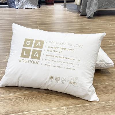 China Anti-Apnea 233T 0.9 Super Soft 100% Cotton Microfiber Filled Pillow for sale