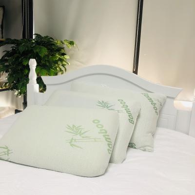 China 5 Star Memory Hotel Alternative Foam Pillow Latex Memory Bamboo Pillow for sale