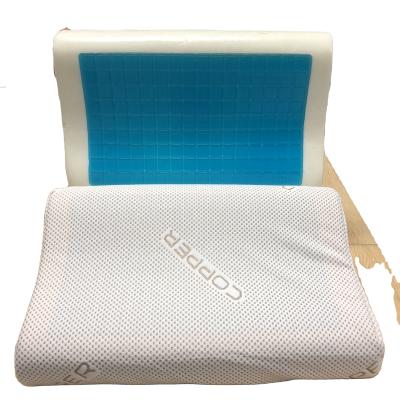 China Anti-mite Copper Cloth Gel Cooling And Memory Magnetic Pillow for sale