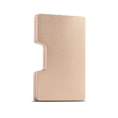 China 2021 high quality smart fashion casekey gold credit card holder metal wallet for sale