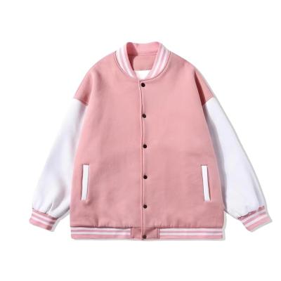 China China Suppliers Best Quality Breathable Leisure College Jacket Cotton Baseball Uniform Jacket Sale for sale