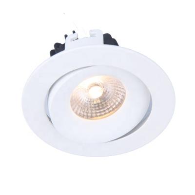 China Scandinavian High Lumen Cob Recessed Ceiling Downlight Round Saa Approved Trimless Led Down Lights for sale