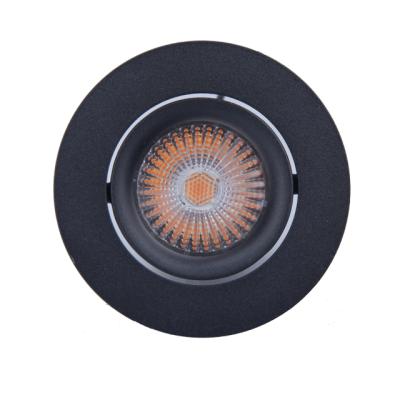 China Scandinavian Led Recess Round Square Australian Standard Cob Recessed Ceiling Light Cutout 90mmLed Grille Downlight for sale