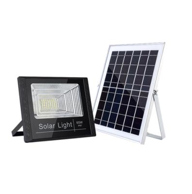 China Sports Stadiums IP65 80W 100w Waterproof Solar Powered Outdoor Led Solar Reflector Flood Garden Light for sale