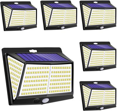 China Claoner 228leds Solar Outdoor Garden Pathway Motion Sensor LED Light Barrier Lamp for sale