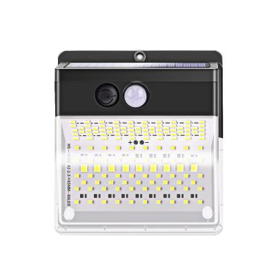 China Outdoor Garden 136leds Motion Sensor Solar Wall Light 2021 Ourdoor Solar Courtyard Light for sale