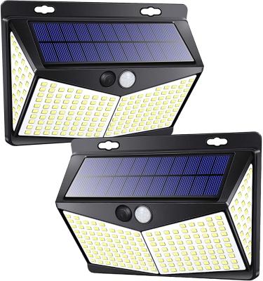 China Outdoor 208leds Amazon Security Product Solar Wall Light Waterproof Solar Wall Mounted Light for sale