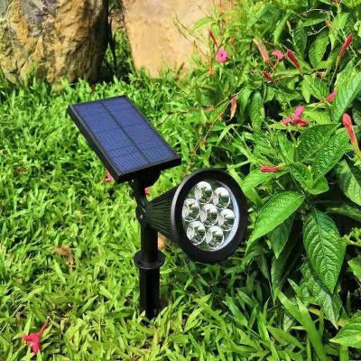 China 3 Modes 4 Color Motion Sensor Auto On/Off Odm/OEM Factory Solar Garden Landscape Lighting Security Spot Led Solar Lights for sale