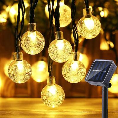 China 3 Modes Outdoor Waterproof Motion Sensor LED Crystal Ball Solar Lamp Solar Power Fairy Lights Garden Lawn Festivalday Decor for sale