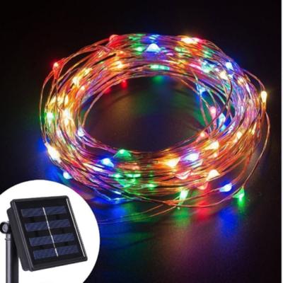 China 3 Led Solar Garden Halloween Christmas Xmas 10m String Outdoor Waterproof 100 Modes Motion Sensor Led String Lights For Holiday Decoration for sale