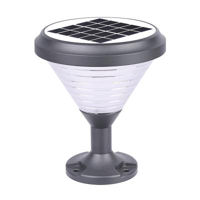 China Wholesale Modern Garden 12W Yard Park Outdoor Pathway Lamp Solar Powered Gate Pillar Light for sale