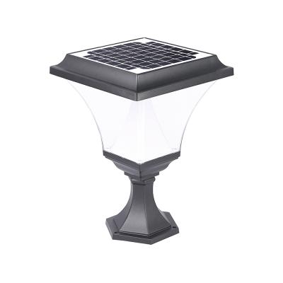 China 12000amh Modern Solar Square Villa Outdoor Waterproof Led Wall Pillar Pillar Light Garden Gate Pillar Fence Square Villa for sale