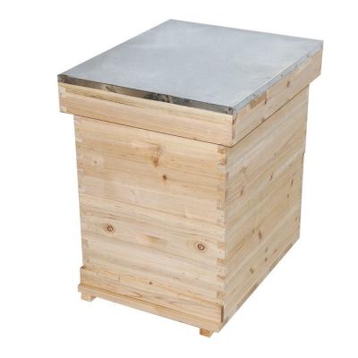 China Cultivate 2 layers beekeeping hive box bee amass national chinese bee hive with 2 deep and discount price for sale