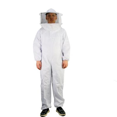 China Farms pure cotton bee clothing with round hat is a traditional bee proof clothing for Chinese farmers for sale