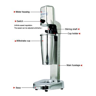 China Commercial Eggnog Maker Machine Milk Tea Shaker Maker /Milkshake Mixer Blender Machine for sale