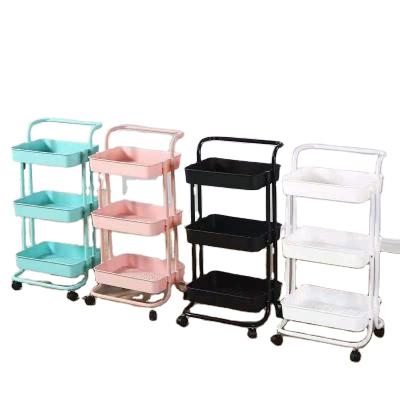 China Sustainable Mobile Kitchen Storage Racks Rack Rolling Cart Utility Carts Hand Carts Carts for sale