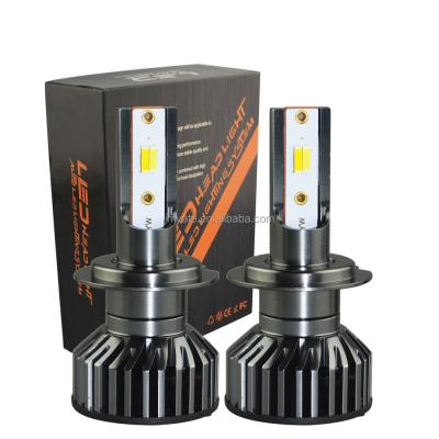 China Fit for car CE Rosh 12000LM white yellow colors 3 CSP h7 led headlight bulb led headlight h7 car led headlight h7 for sale