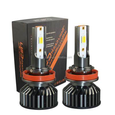 China Fit for car CE Rosh 12000LM white yellow colors CSP h11 3 led headlight bulbs h11 led headlight bulbs led h11 for sale